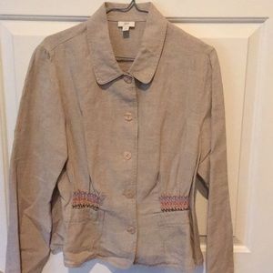 100% linen jacket